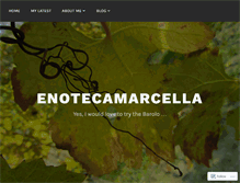 Tablet Screenshot of enotecamarcella.com